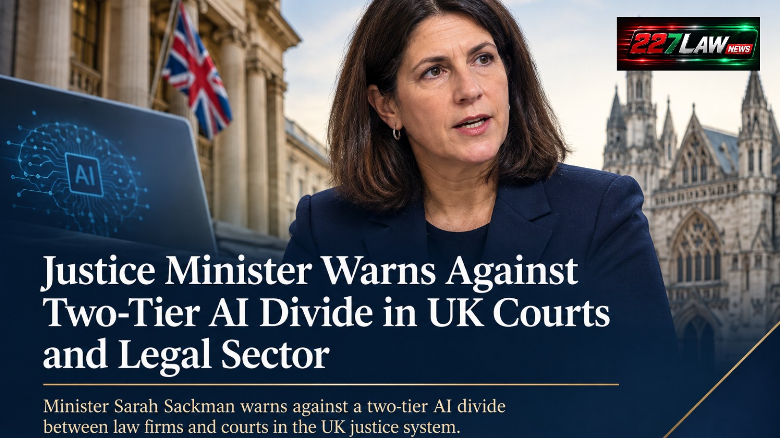 Justice Minister Warns Against Two-Tier AI Divide in UK Courts and Legal Sector